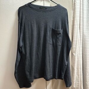 Banana Republic blue stripped long sleeve shirt